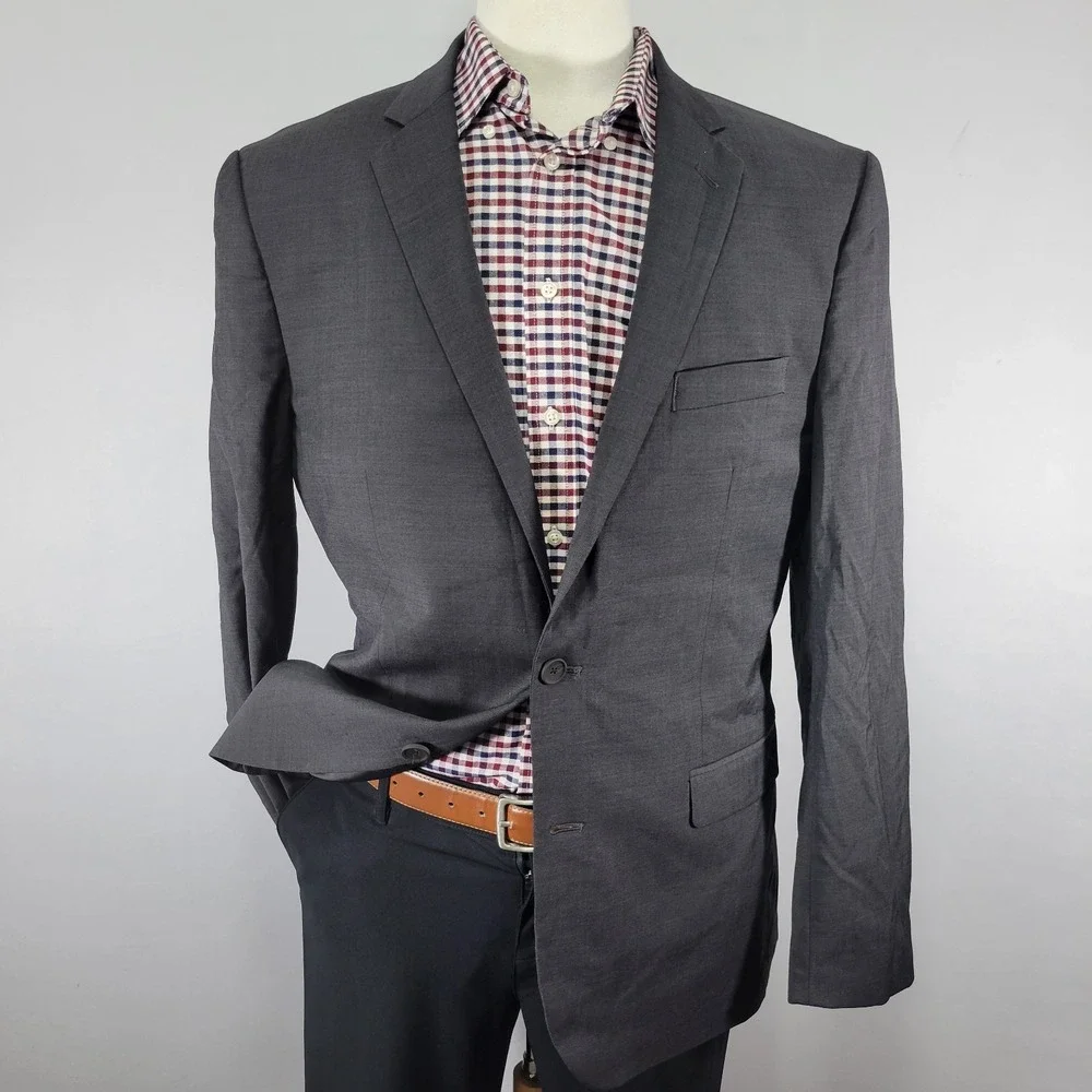 Kenneth Cole Awearness Men's Sport Coat Blazer Two Button Extreme SLIM 44L